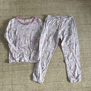 Esme Kids Pajamas - Purple Rainbow Cloud  Design